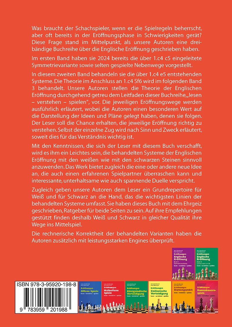 Konikowski/Bekemann: Eröffnungen - Englische Eröffnung, Band 2 (Systeme nach 1.c4 e5)