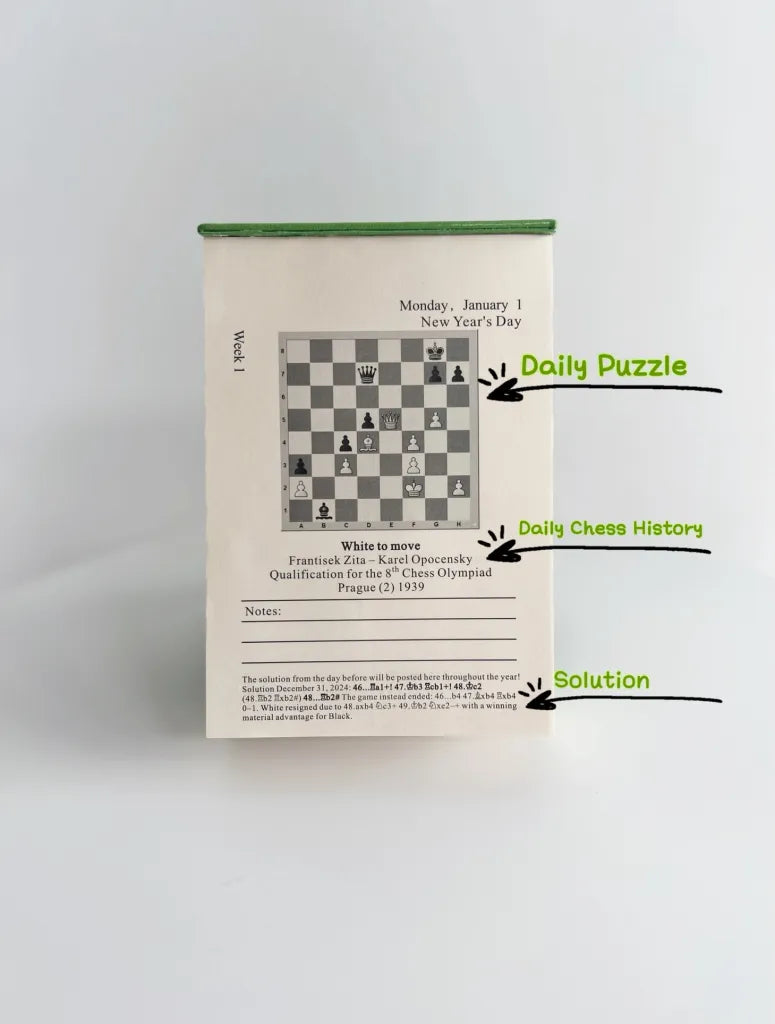 Schachkalender 2024 / 2024 Chess Calendar