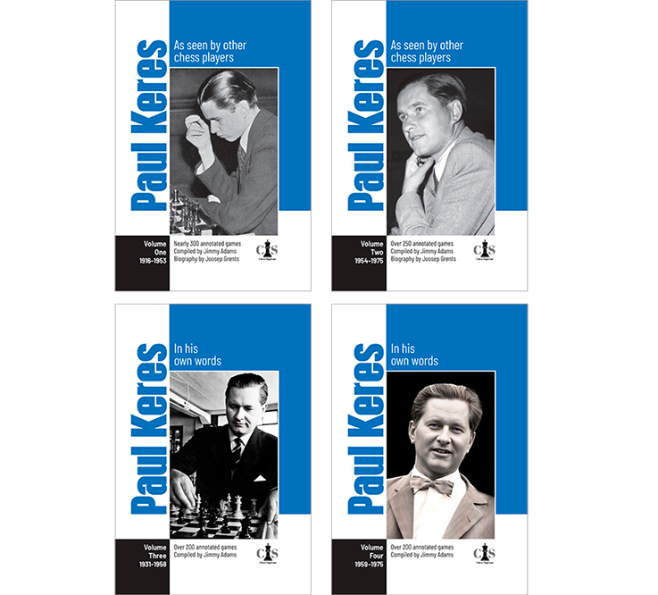 Adams, J.: Paul Keres - Volume 1-4