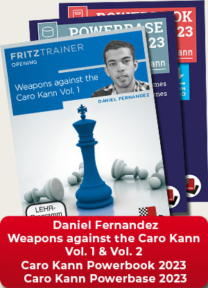 Bundle Weapons against the Caro Kann Vol. 1 & Vol. 2 + Caro Kann Powerbook & Base 2023