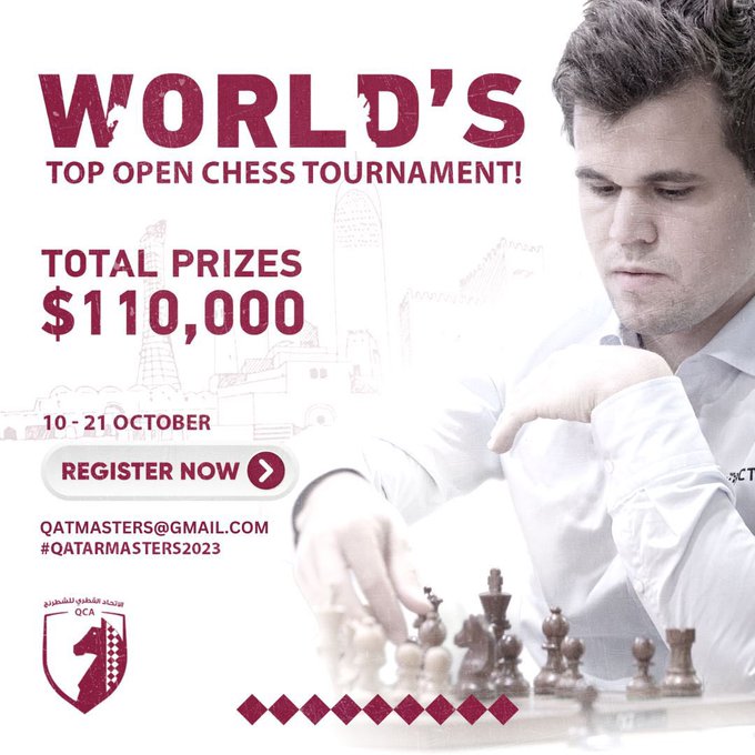 Carlsen startet beim Qatar Masters