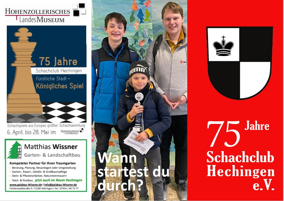 75 Jahre Schachclub Hechingen und eine faszinierende Schachsammlung