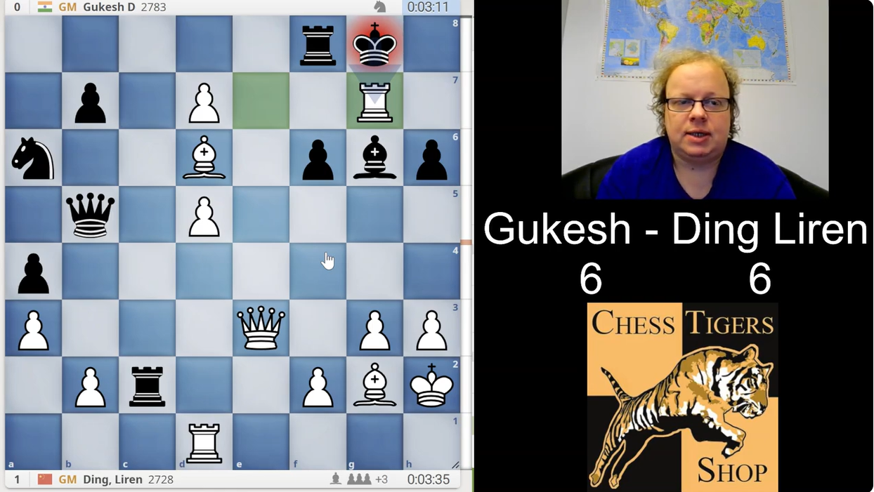 6:6 Ding vs. Gukesh | Ding schlägt fulminant zurück