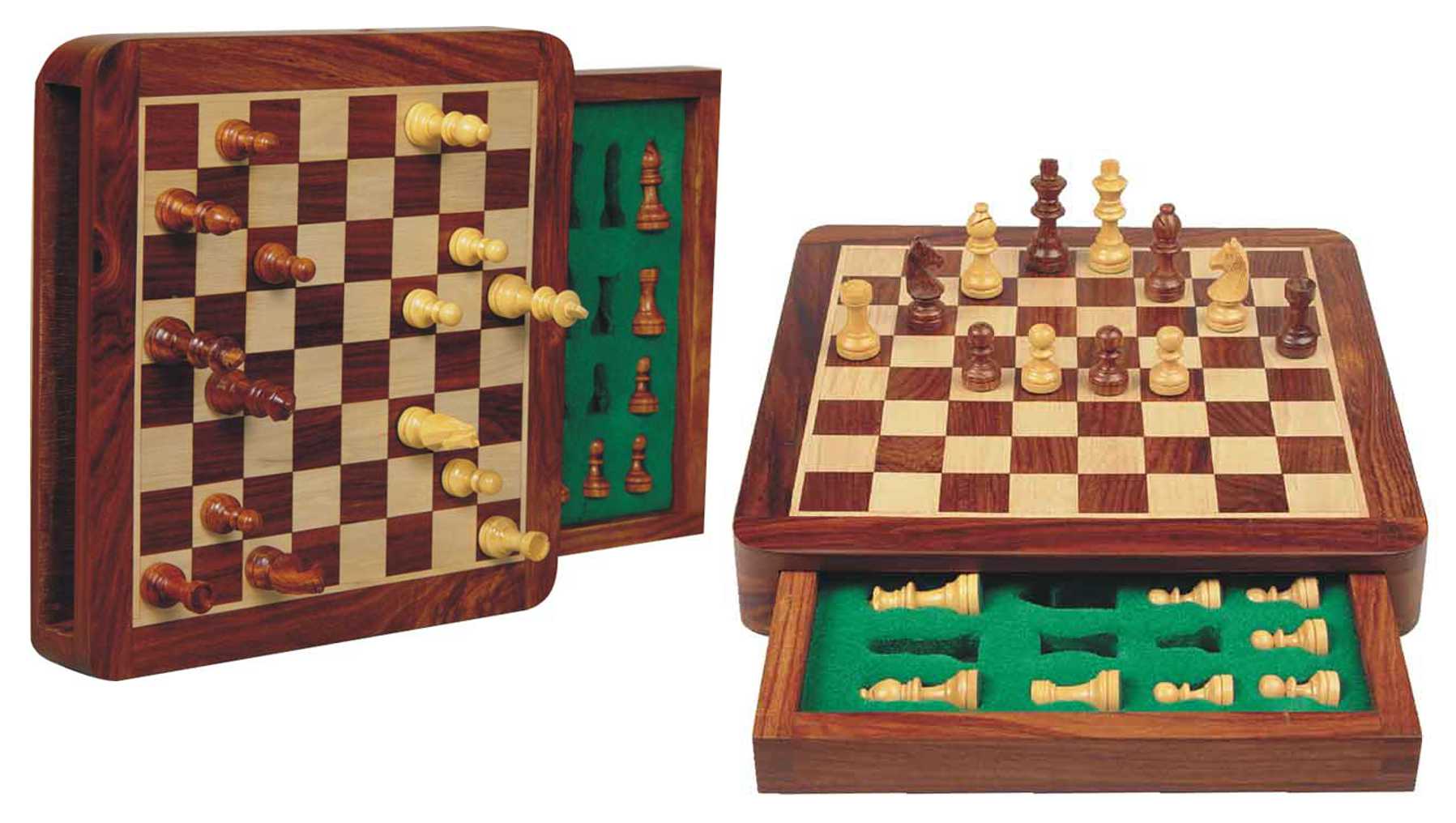 Chess box magnetic, square