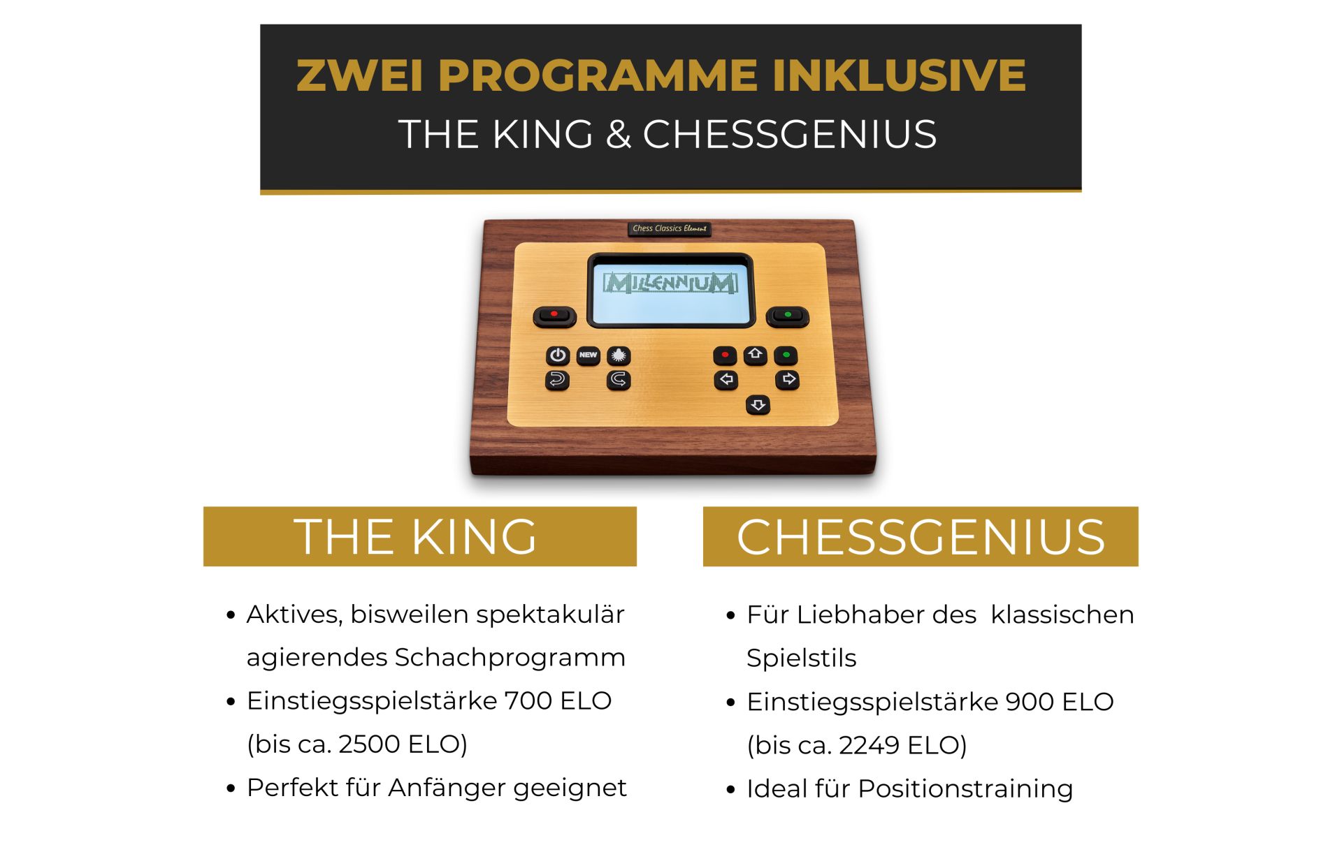 Schachcomputer MILLENNIUM ChessClassics Exclusive