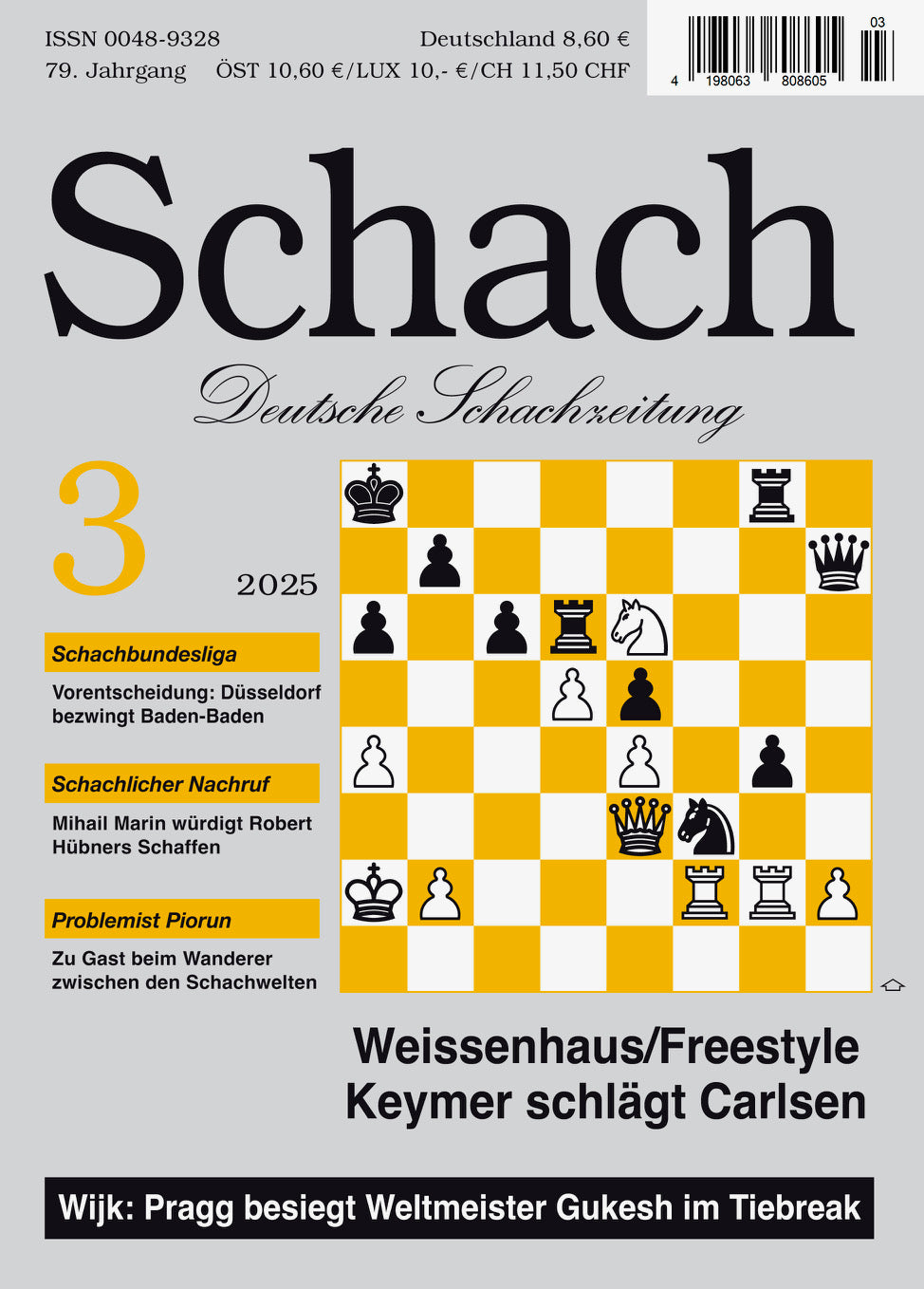 Zeitschrift Schach 3 / 2025