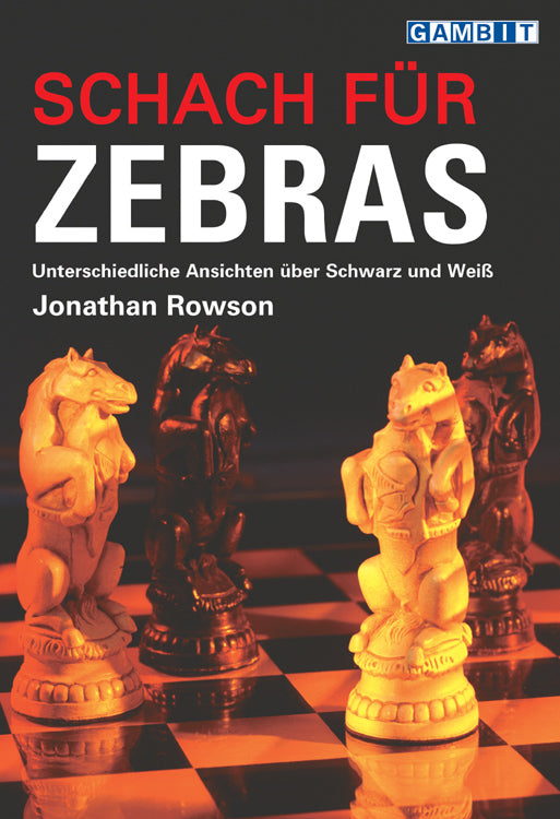 Schachbuch "Schach für Zebras" von Jonathan Rowson