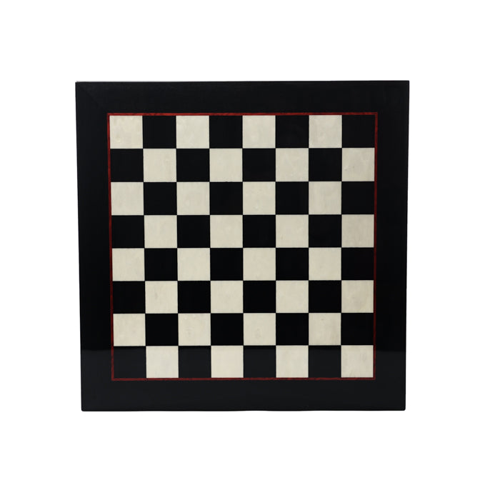 "Black Deluxe" wooden chessboard, field size 40mm
