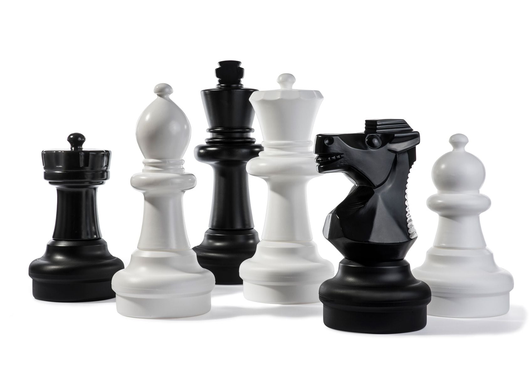 Set of figures for garden chess, king height 64cm