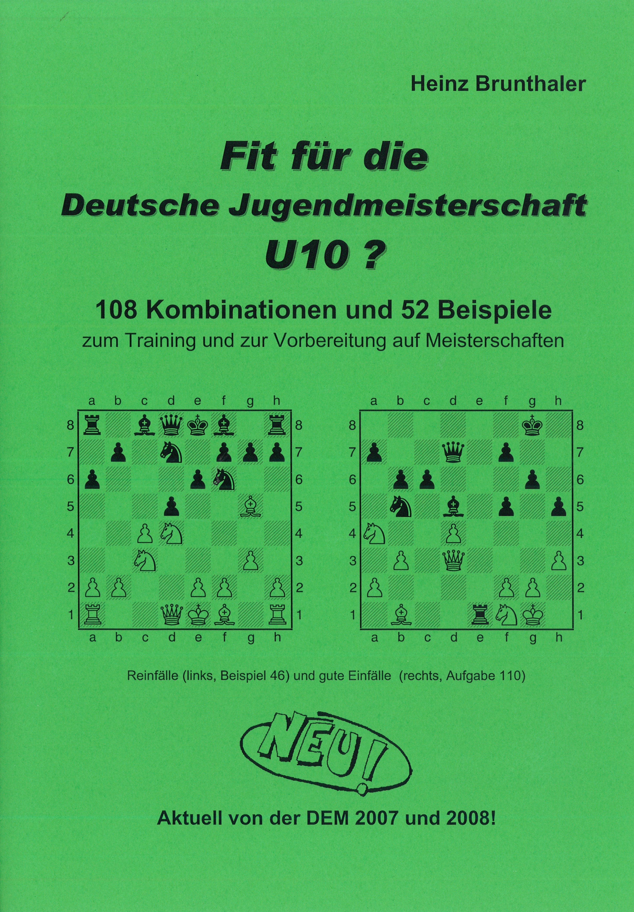 Brunthaler: Fit for the German Youth Championship U10?