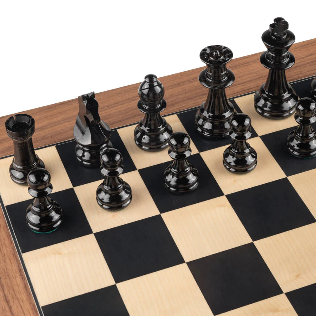 "Damengambit-Deluxe" Schachfiguren aus Holz Staunton Nr.3