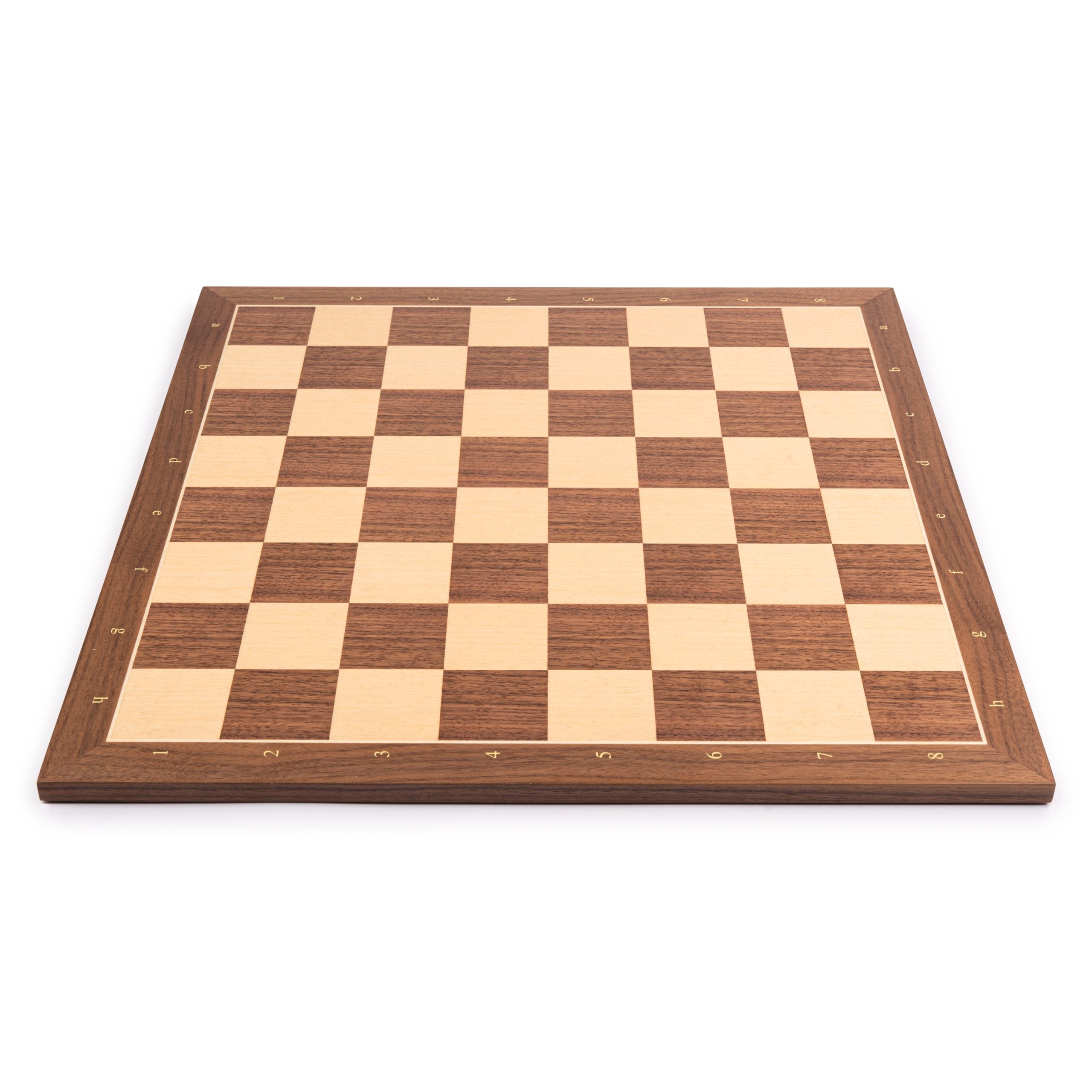 High-quality walnut wooden board with notation, 50mm field size
