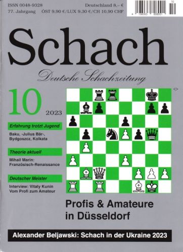 Zeitschrift Schach 10/2023
