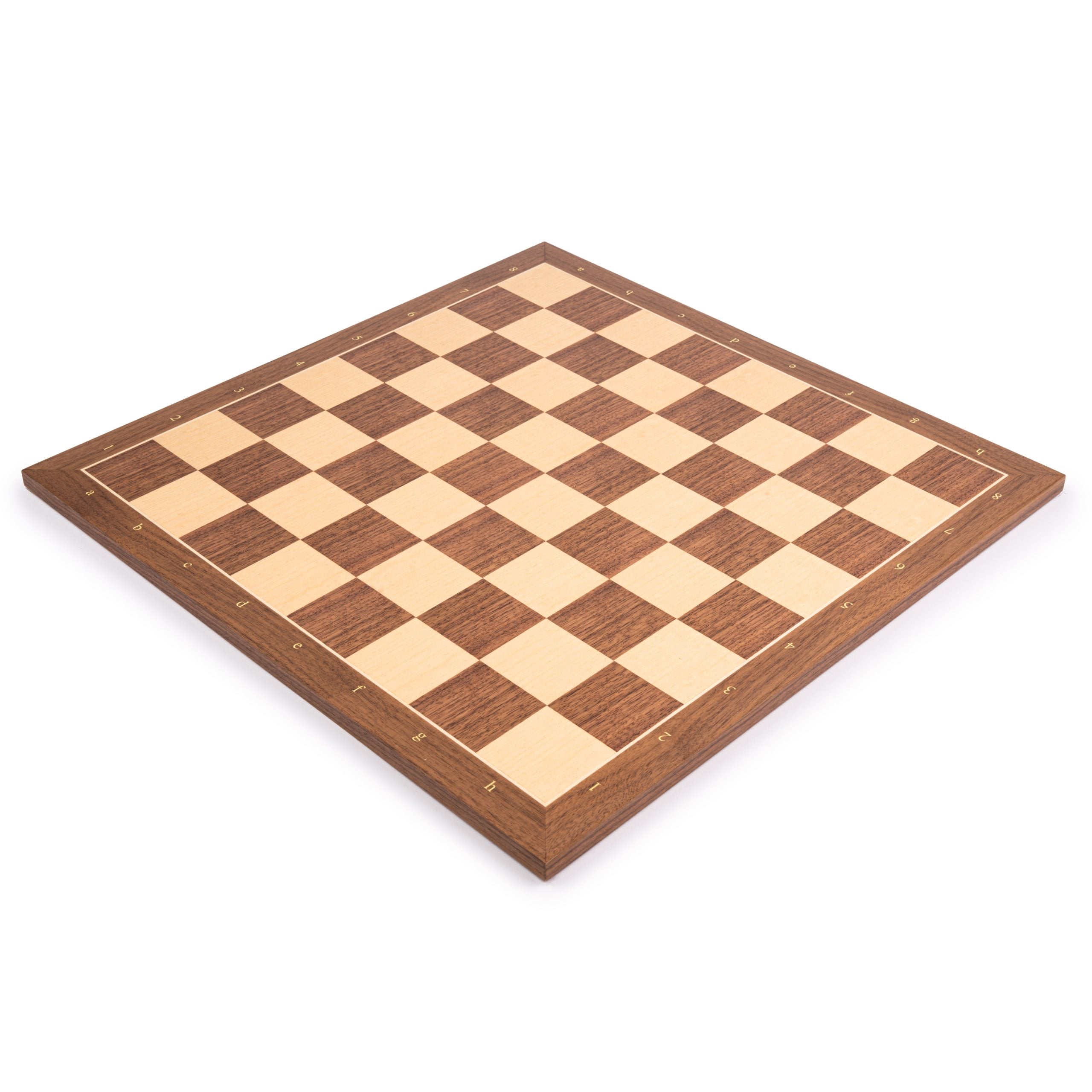 High-quality walnut wooden board with notation, 50mm field size