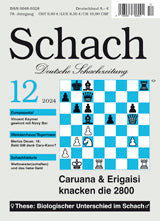 Dies ist ein Bild der Dezember 2024 Ausgabe der Zeitschrift Schach