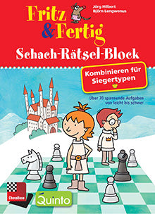 Fritz&Fertig Schach-Rätsel-Block - Kombinieren für Siegertypen